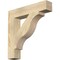 Ekena Millwork Funston Block Rough Sawn Bracket, Douglas Fir, 4"W x 22"D x 22"H BKT04X22X22FST05RDF - alternate 1
